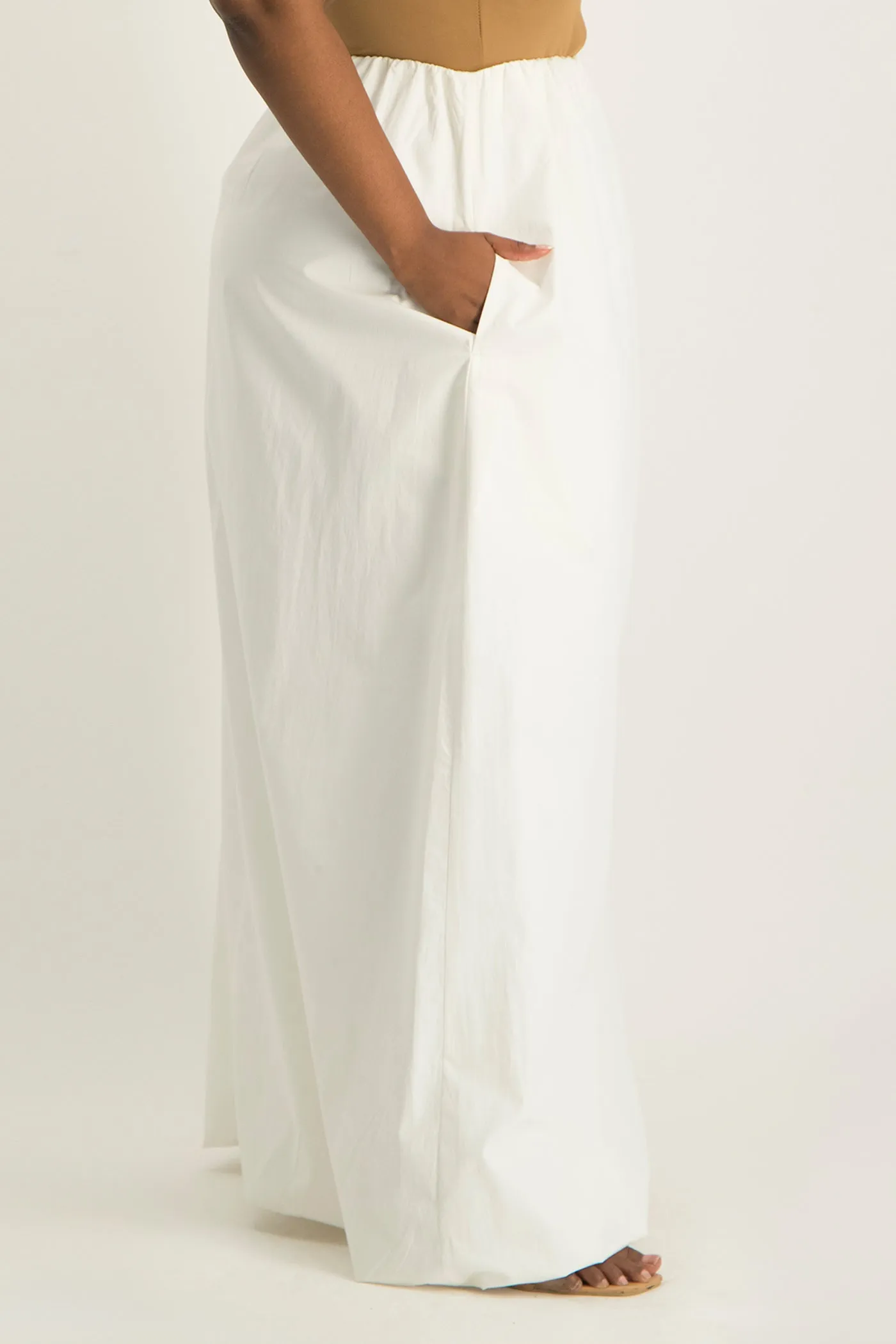 Aisha Bubble Hem Maxi Skirt