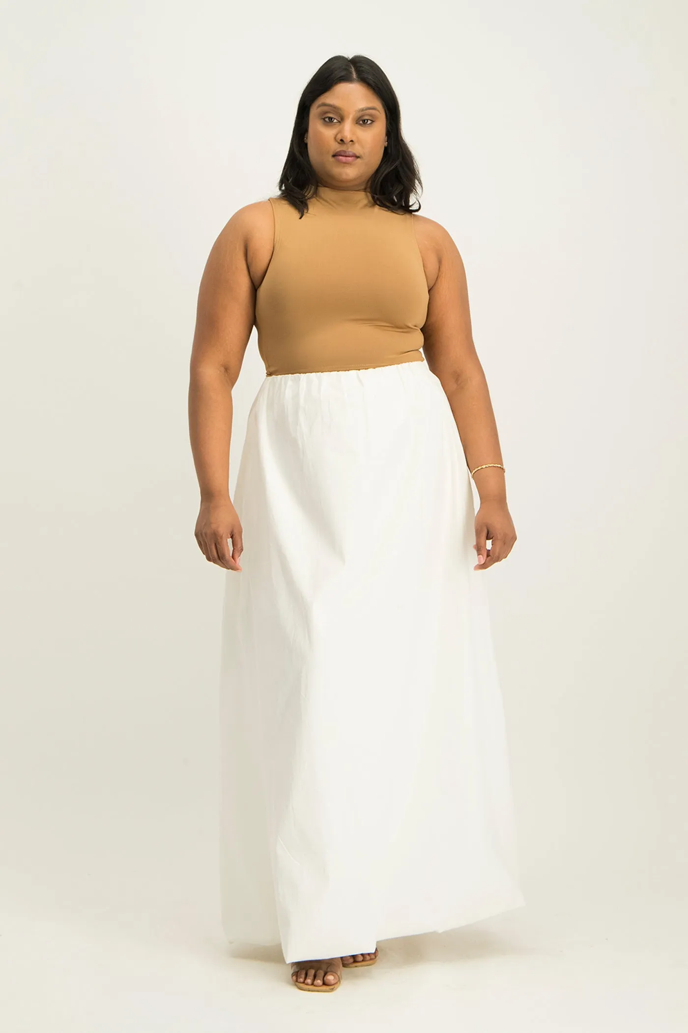 Aisha Bubble Hem Maxi Skirt