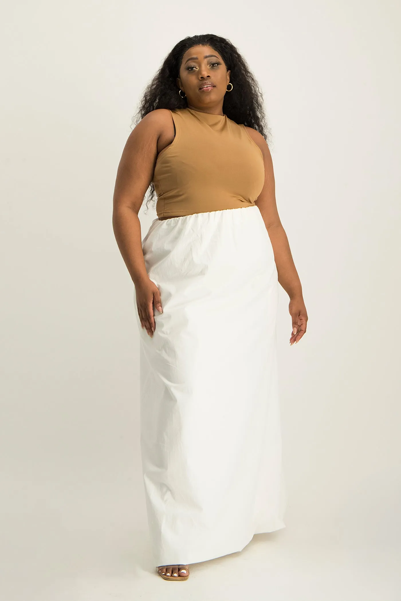 Aisha Bubble Hem Maxi Skirt