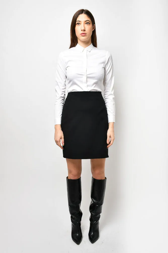 Akris Punto Black Mini Skirt Size 12