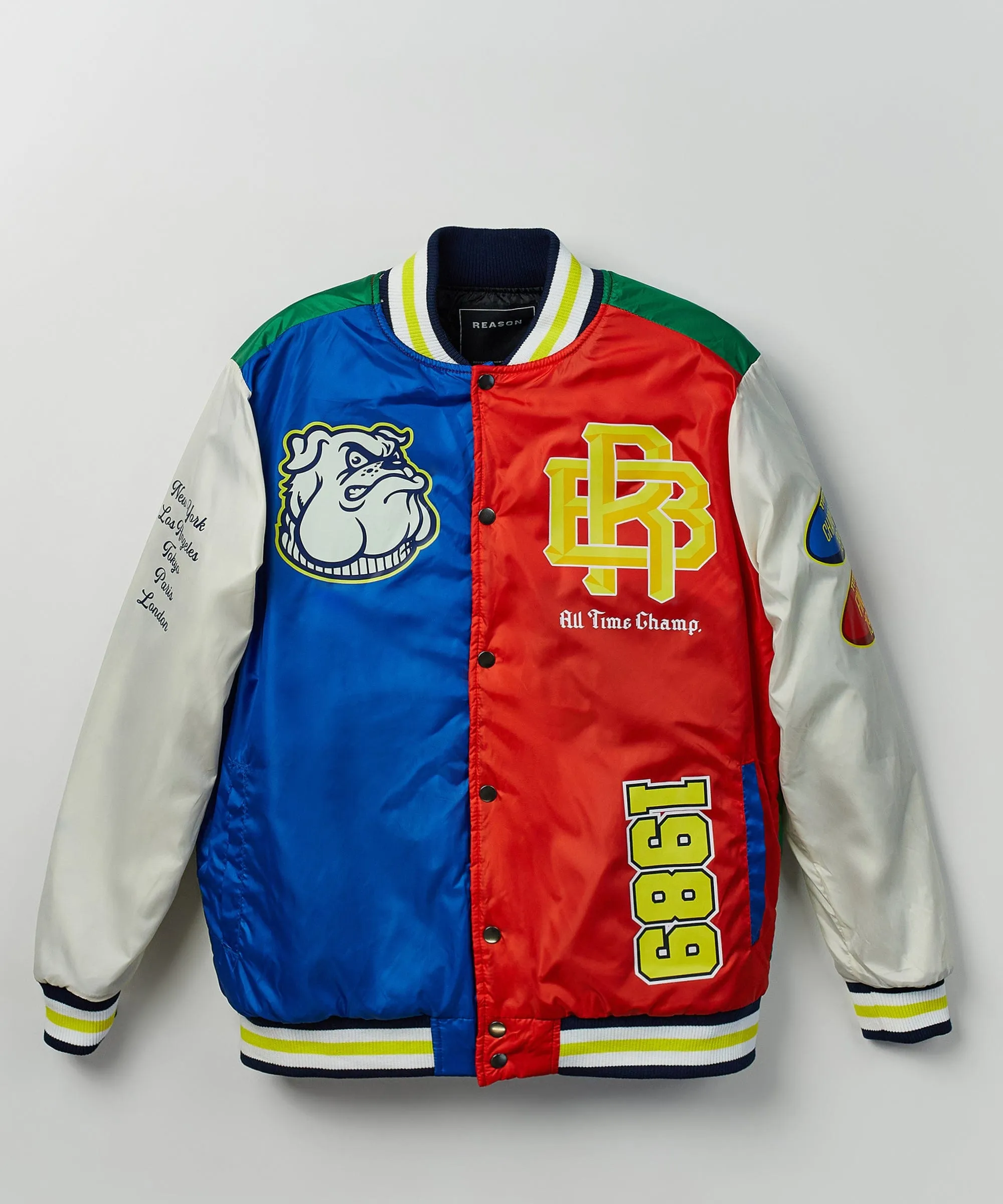 All Time Champ Nylon Bomber Varsity Jacket