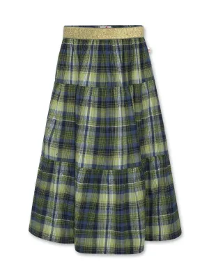 AO76 Nikki Check Thyme Skirt