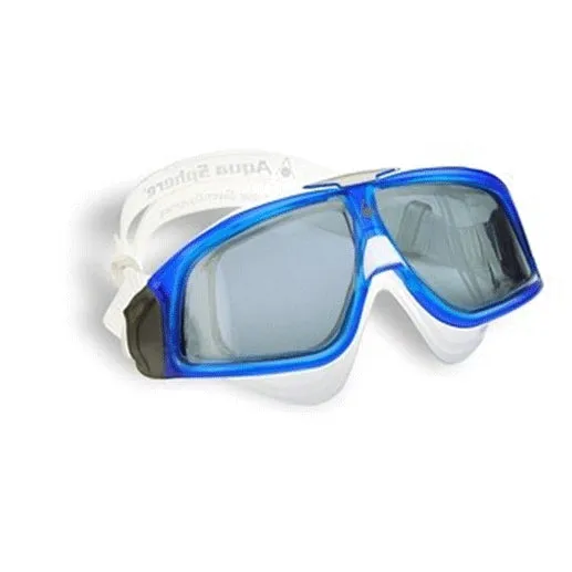 Aqua Sphere Mask - Seal 2.0 Smoke Lens - Lt Blue/White