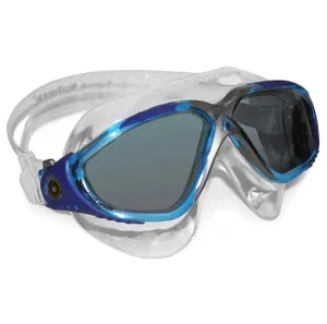 Aqua Sphere Vista - Smoke Lens - Aqua Blue Frame with Silver accents