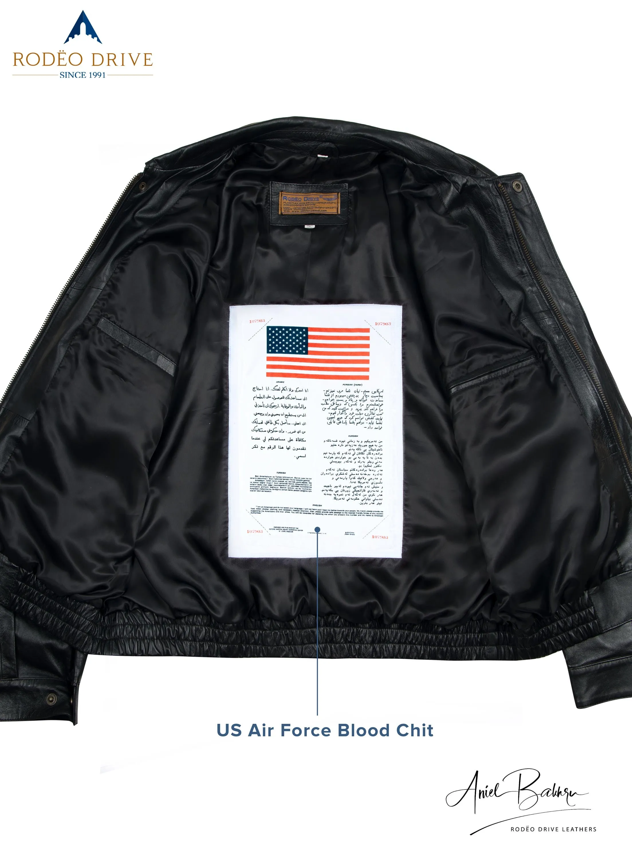 ARMY HELICOPTER BOMBER JACKET