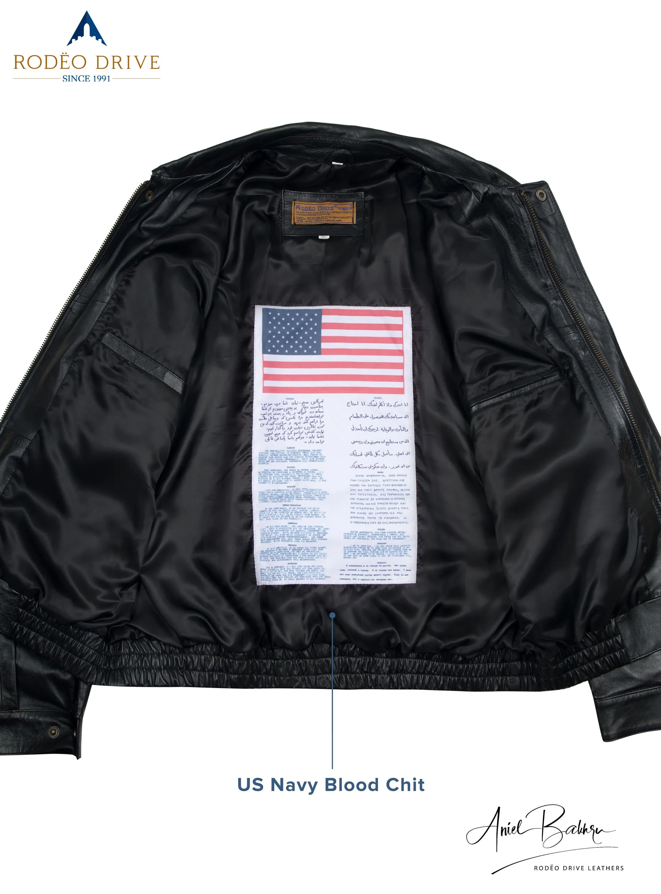 ARMY HELICOPTER BOMBER JACKET