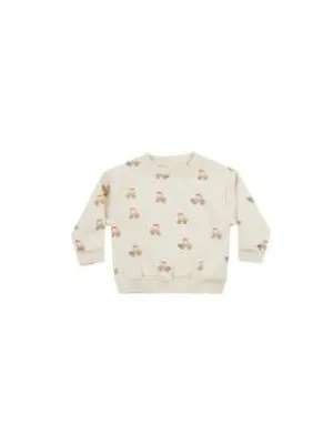 Baby Boy Sweaters | Sweatshirt- Tractor | Quincy Mae