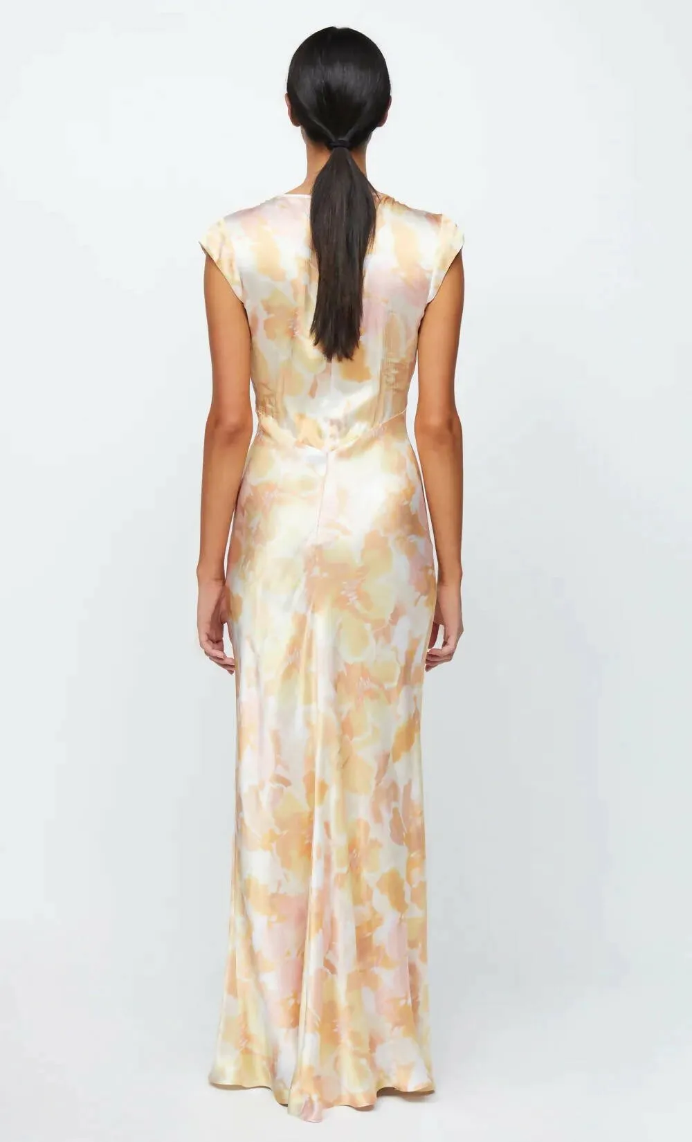 Bec & Bridge Indi V Maxi Dress Floral Haze