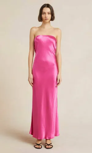 Bec & Bridge Moondance Silk Maxi Dress in Pink