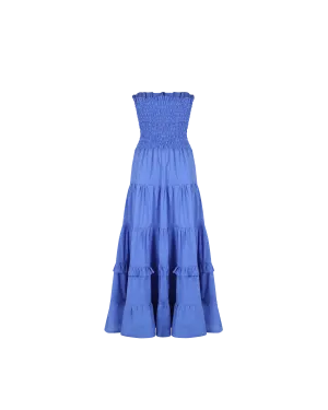 BIRD MAXI DRESS PERIWINKLE