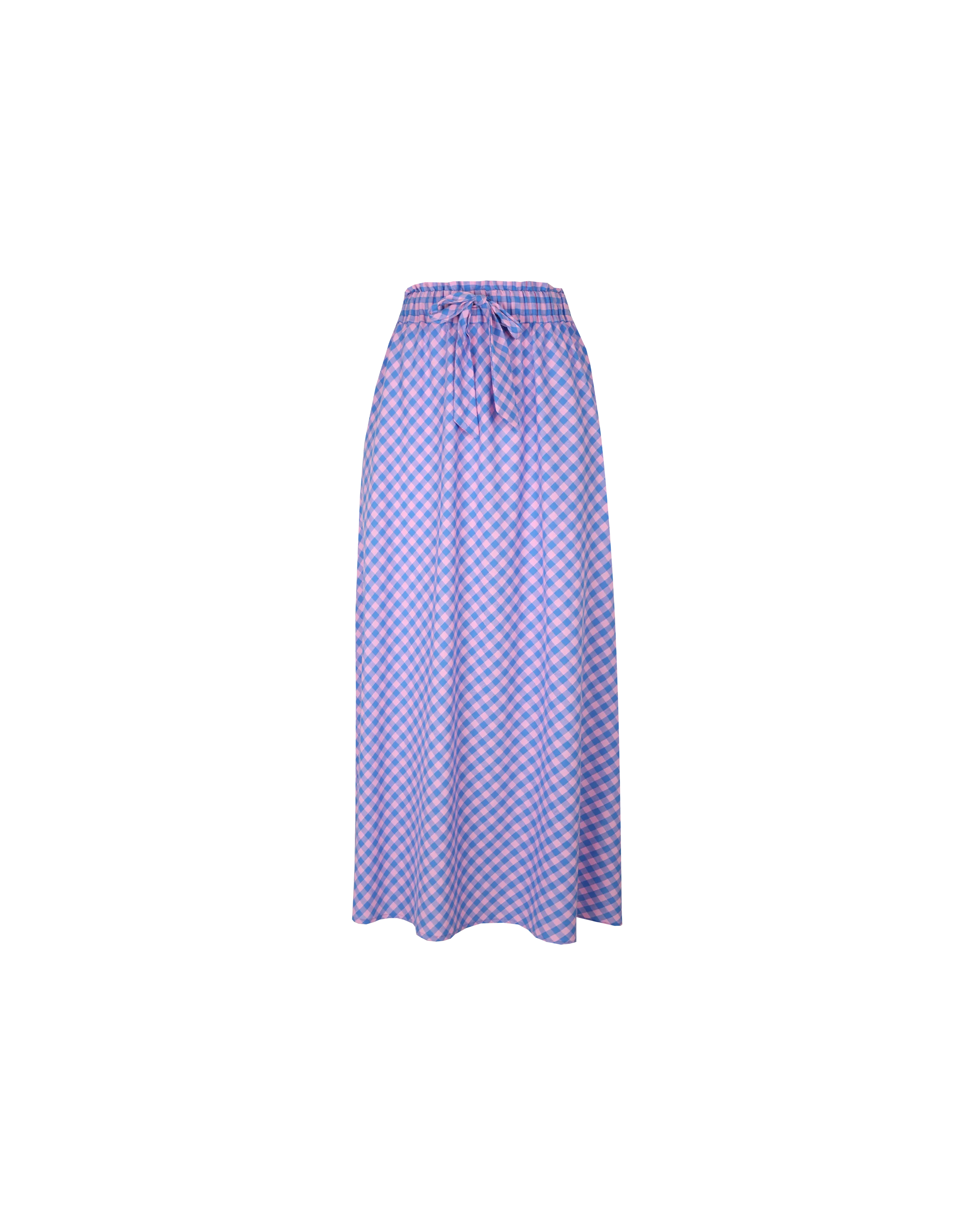 BON GINGHAM SKIRT PINK BLUE GINGHAM