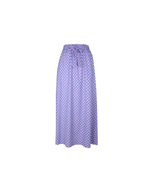 BON GINGHAM SKIRT PINK BLUE GINGHAM