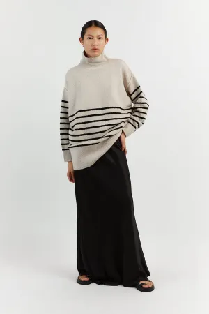 BROOKLYN STONE/BLACK STRIPE JUMPER