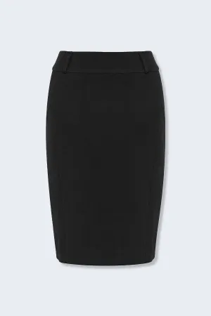 BS734L WYVERN Biz Collection Ladies Loren Skirt Black