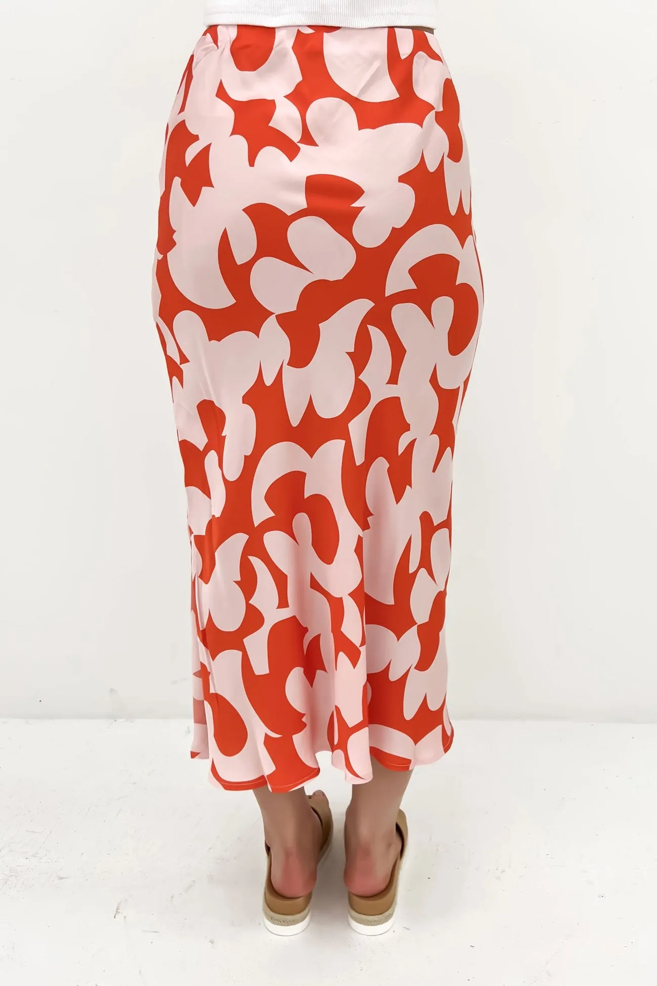 Calypso Skirt Calypso Print Orange