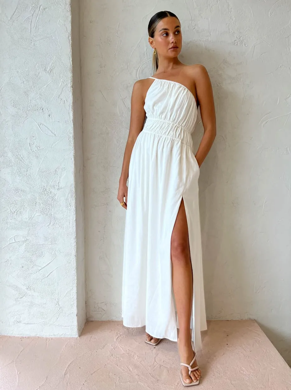 Camilla and Marc Sevilla Asymmetric Dress in Cream