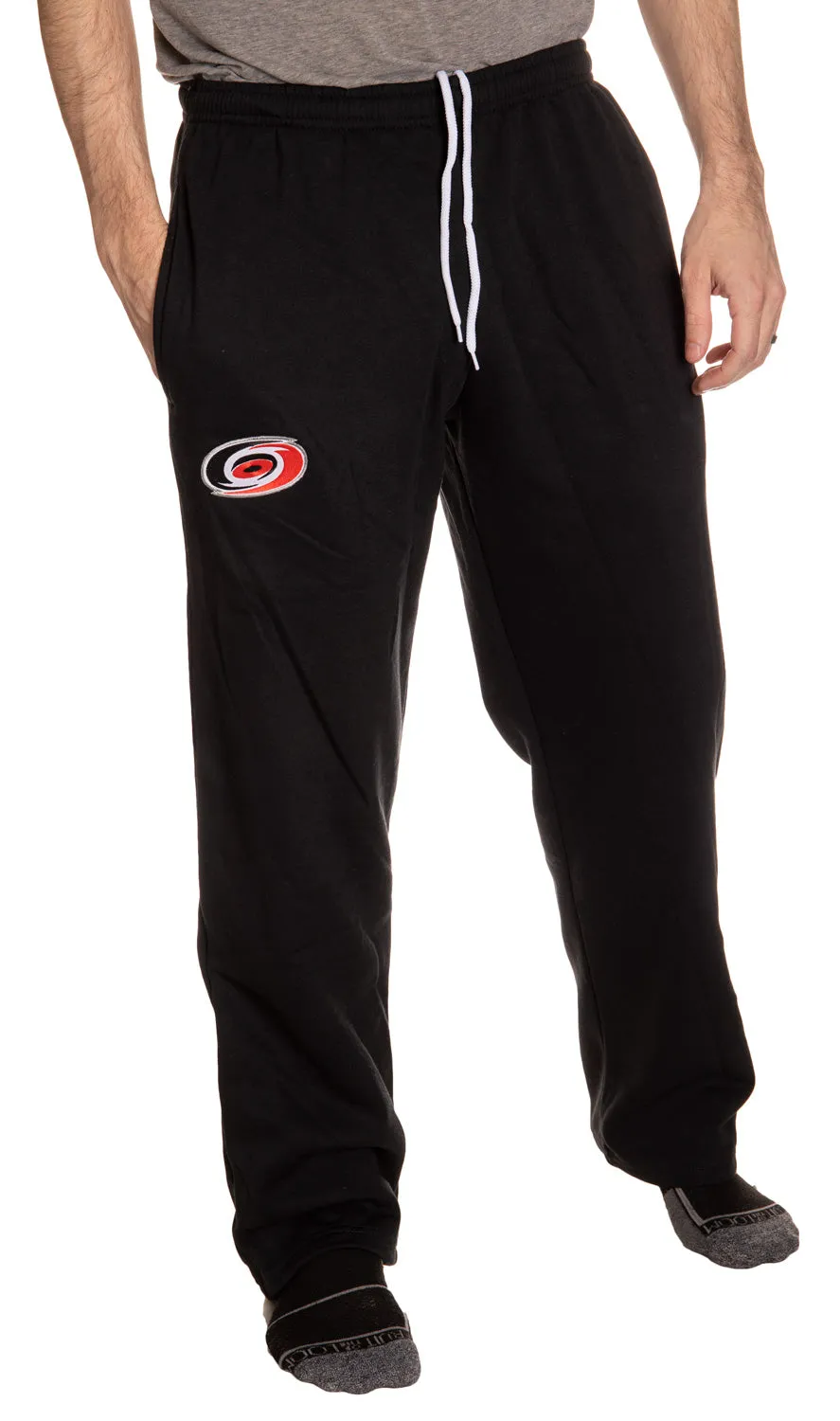 Carolina Hurricanes Embroidered Logo Sweatpants for Men