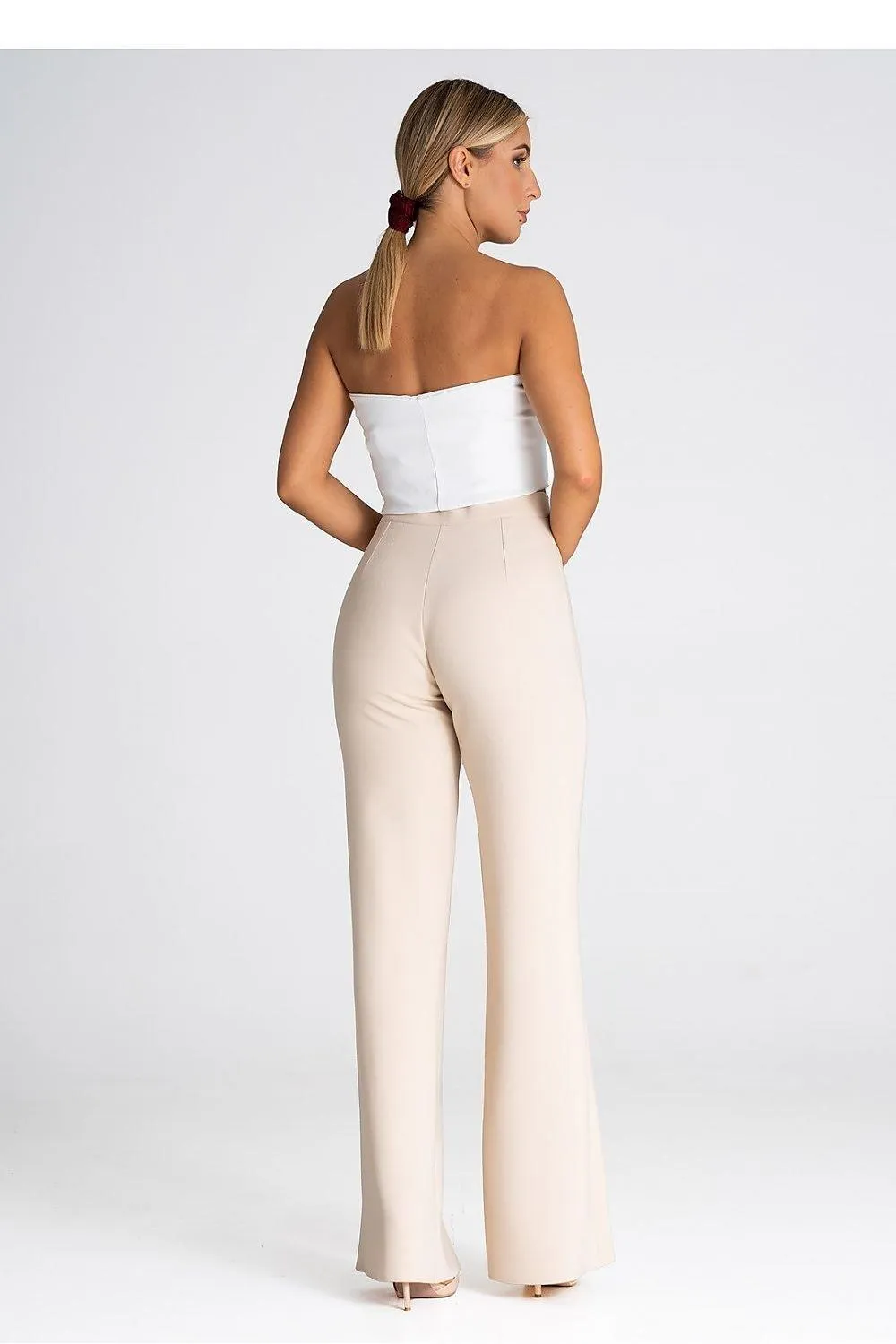 Chic Side Zip Slit Trousers for Women