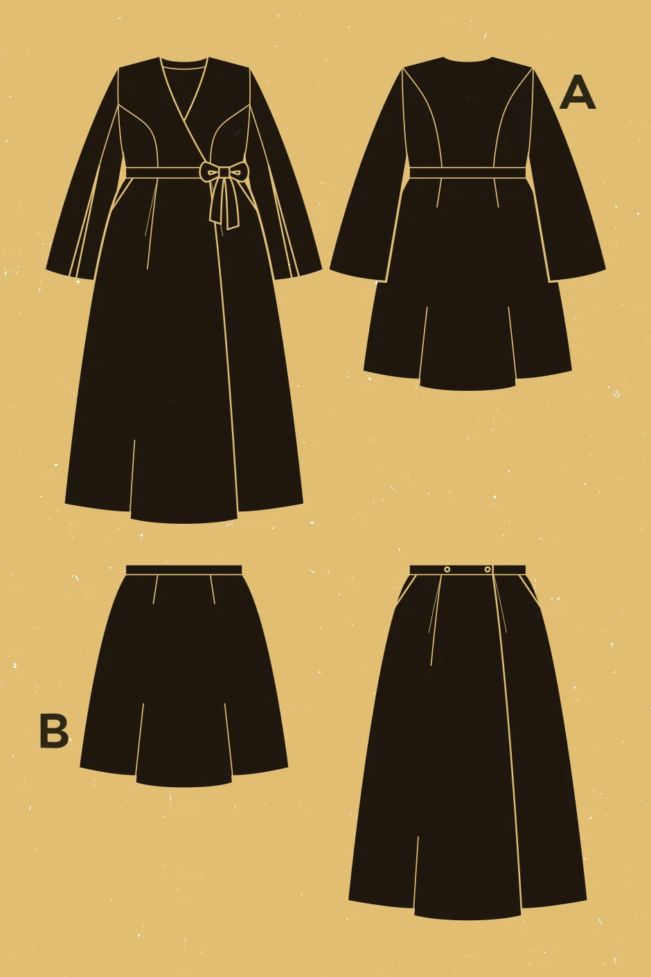 Circée Dress   Skirt Pattern