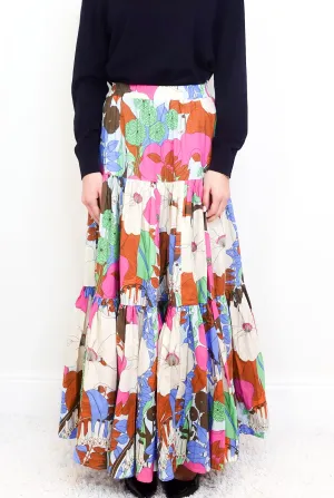 Cotton multicolour maxi skirt RRP £700