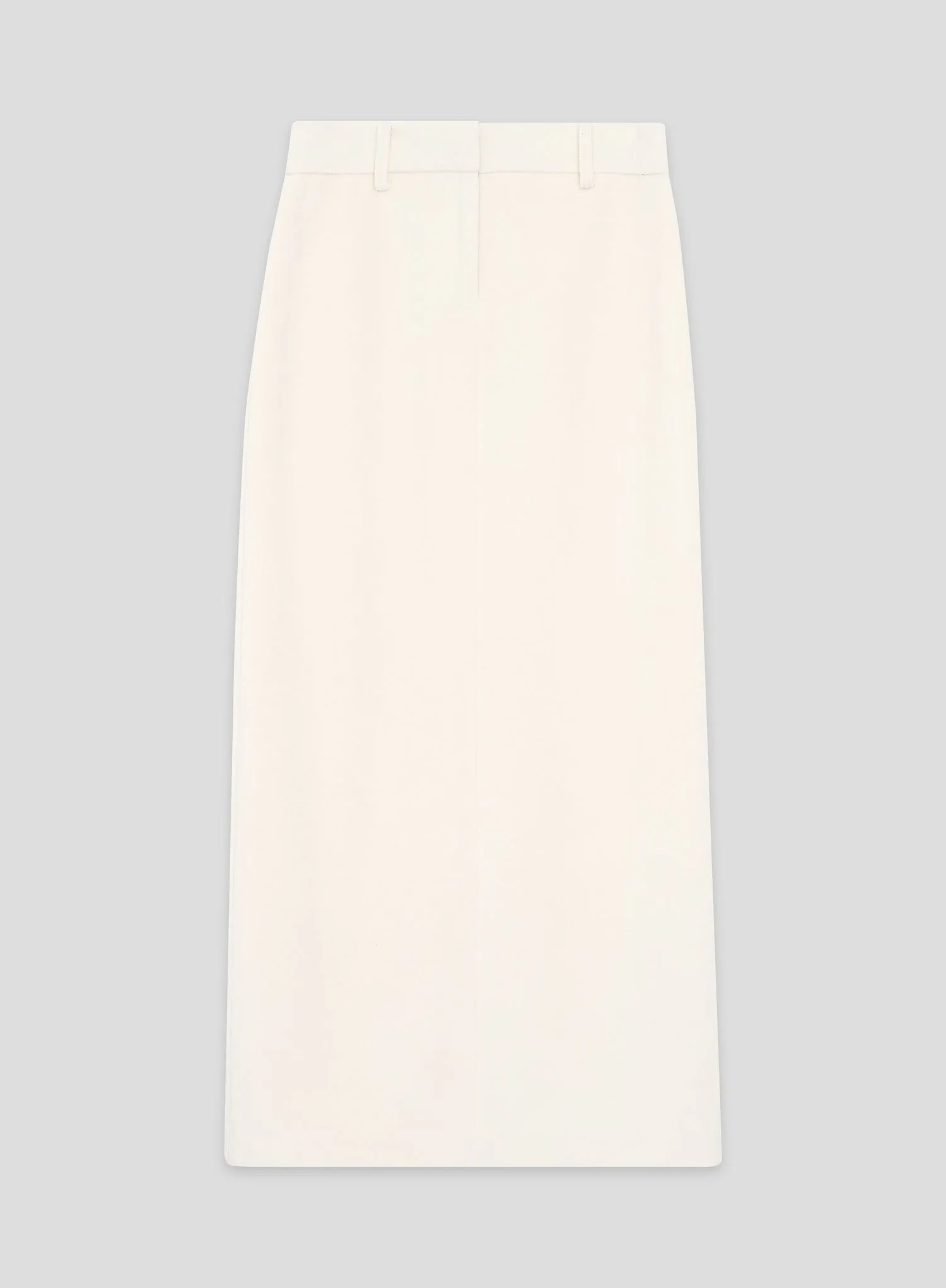 Cream Column Maxi Skirt- Shelly