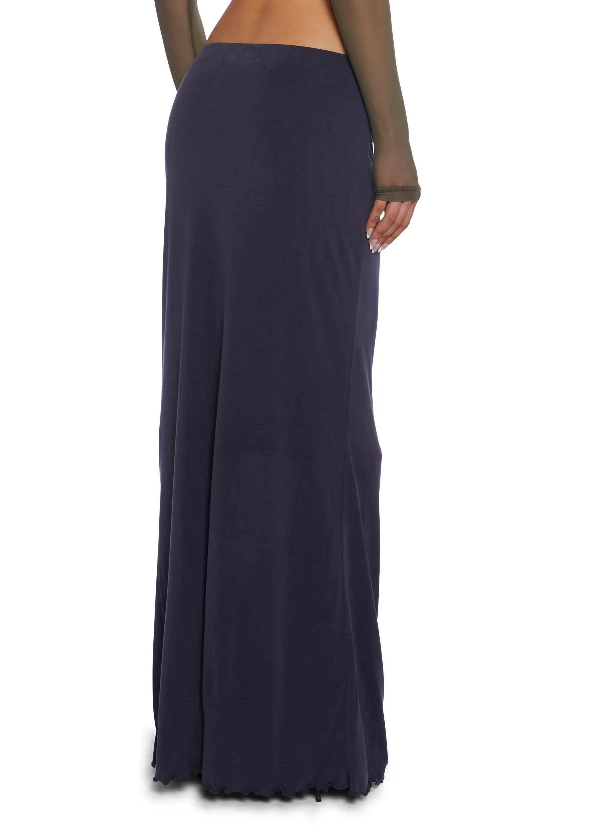 Cupro Maxi Skirt