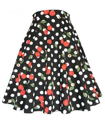 Daily Casual Cotton Midi Skirt Women Retro Vintage Sundress Spring Summer High Waist Office Korean School Cotton A-line Skirts