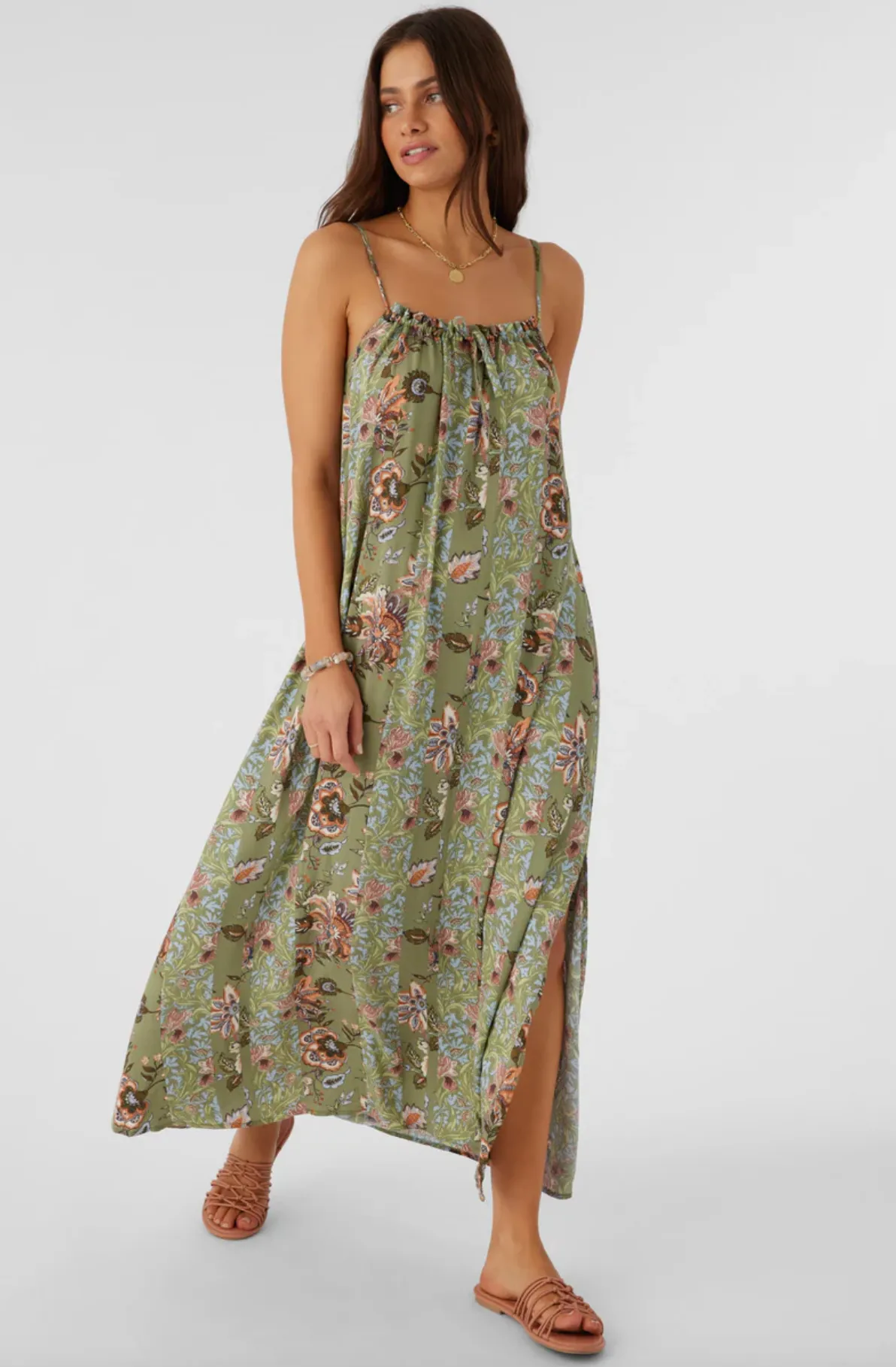 DANYKA WILLIAM PRINT MAXI DRESS (OGN)