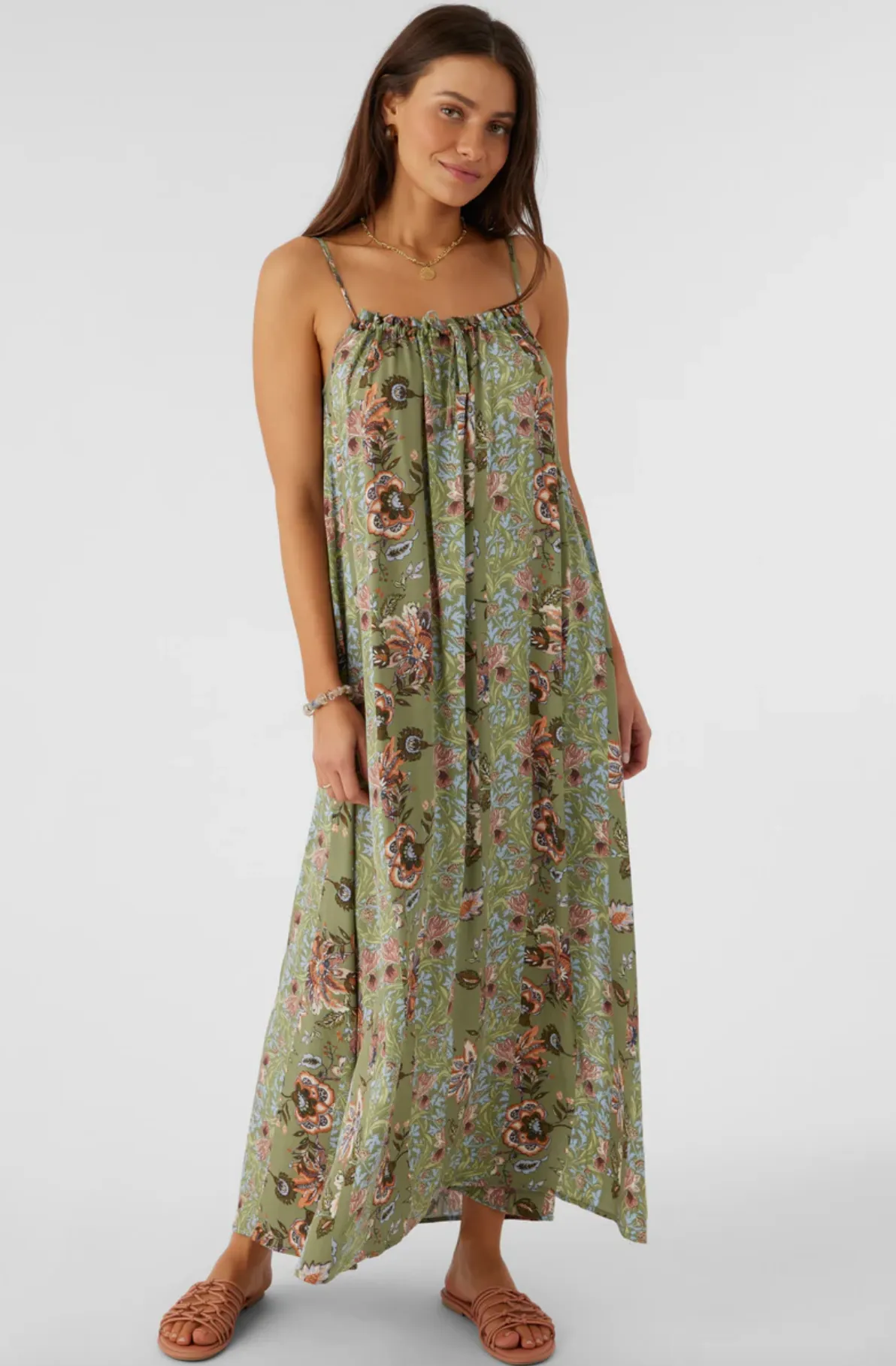 DANYKA WILLIAM PRINT MAXI DRESS (OGN)