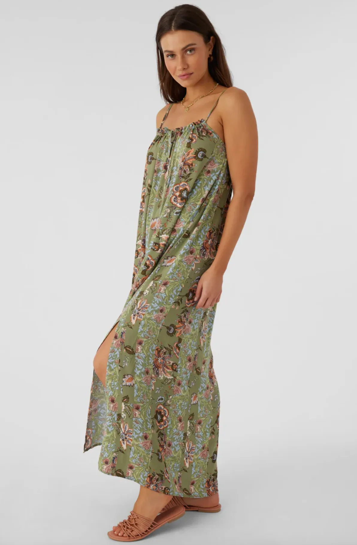 DANYKA WILLIAM PRINT MAXI DRESS (OGN)