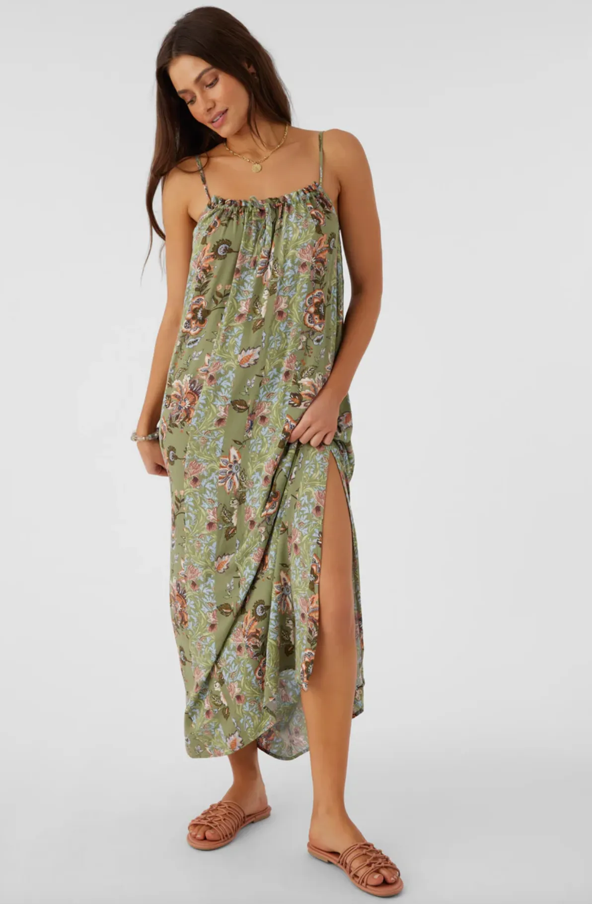 DANYKA WILLIAM PRINT MAXI DRESS (OGN)