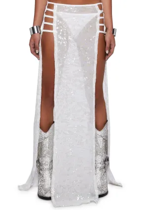 Destiny Dawn Sequin Maxi Skirt