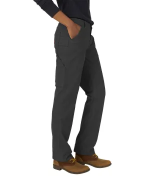 Dickies Women's Duck Carpenter Pants - Rinsed Black Duck