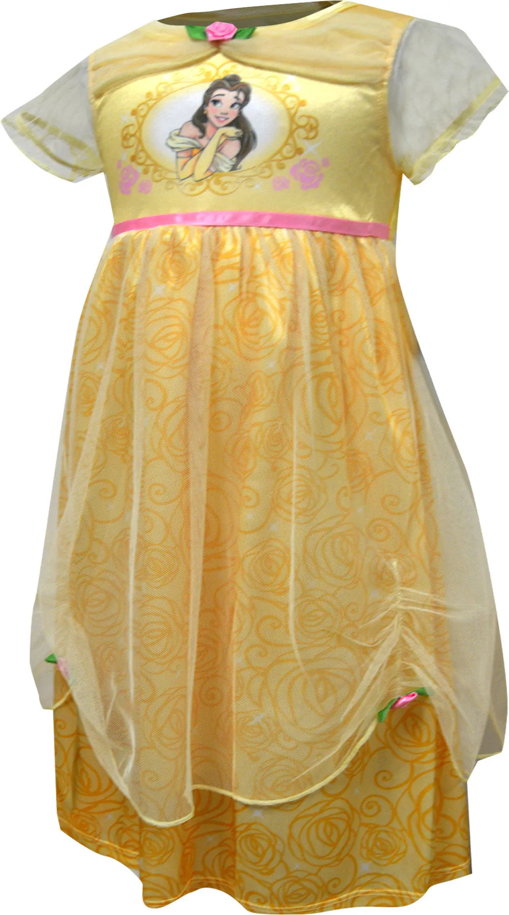 Disney Beauty and the Beast Belle Dress Up Toddler Nightgown