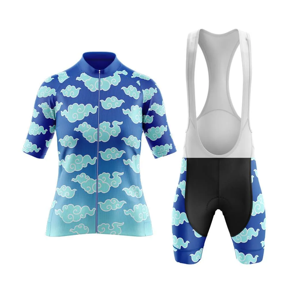 Elemental Cloud (Blue) Aero Cycling Kit