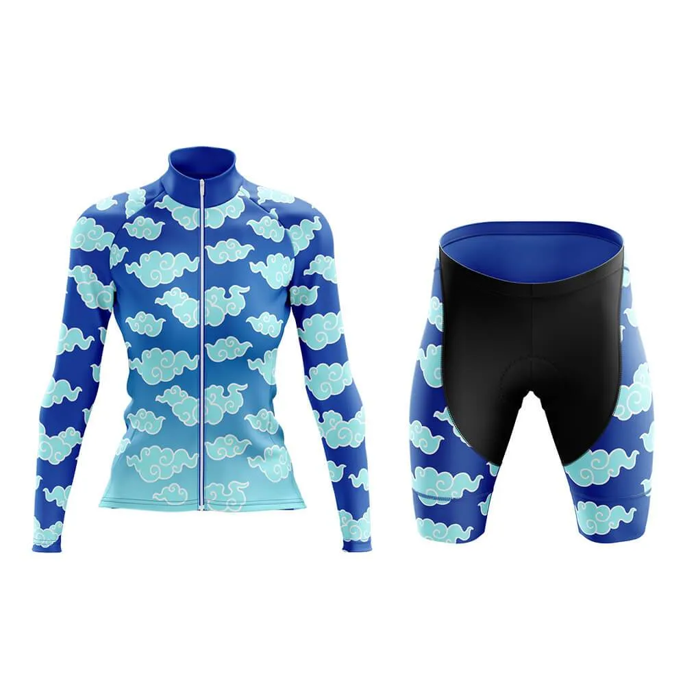 Elemental Cloud (Blue) Aero Cycling Kit