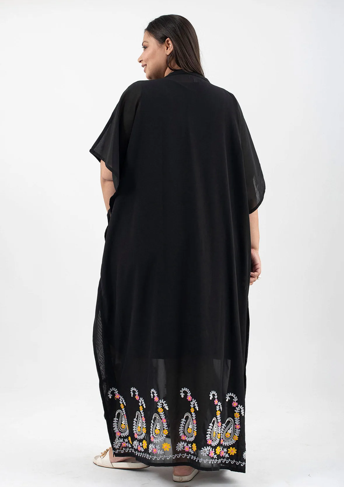 Embroidered Maxi Kaftan