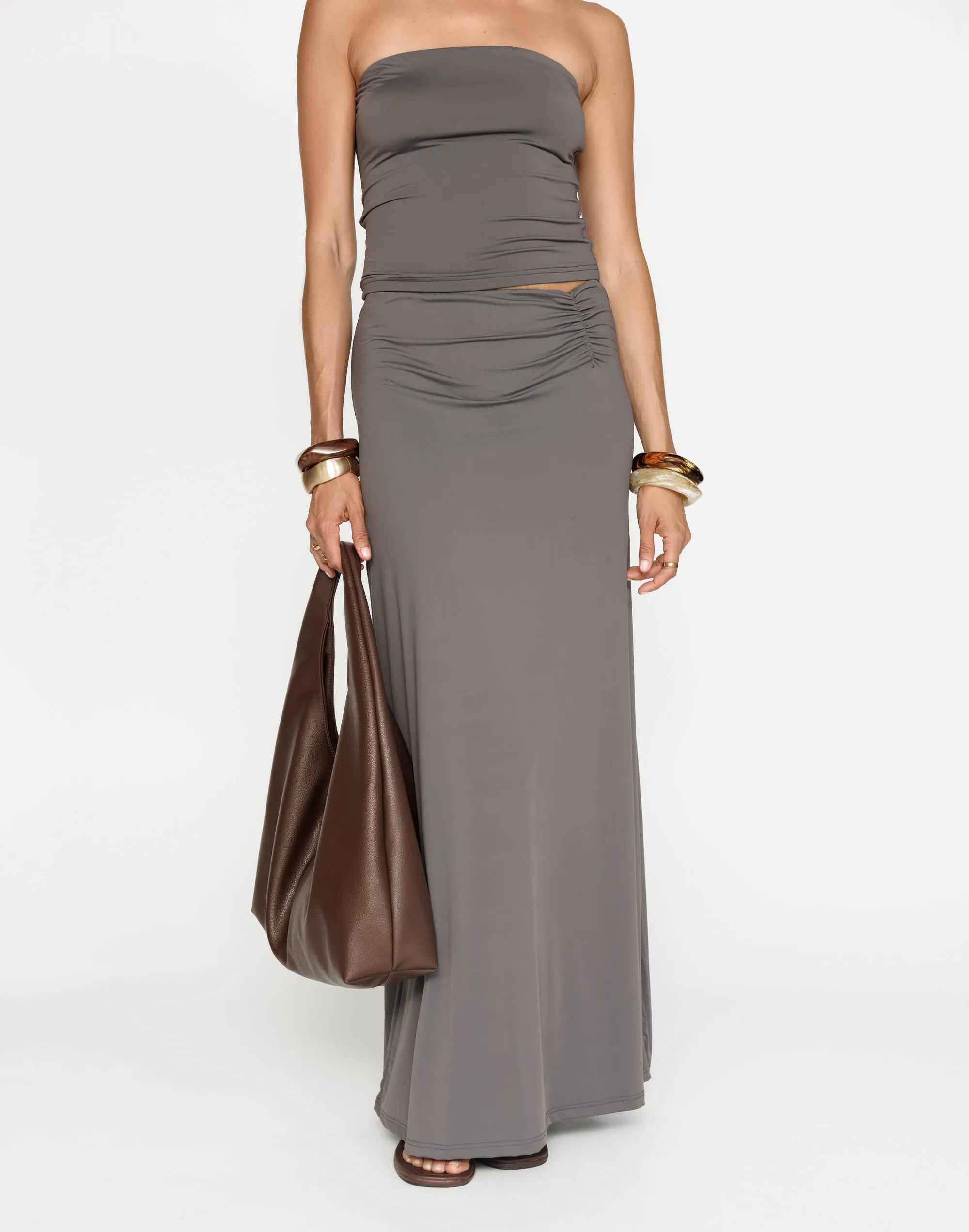 Emersen Maxi Skirt (Slate)