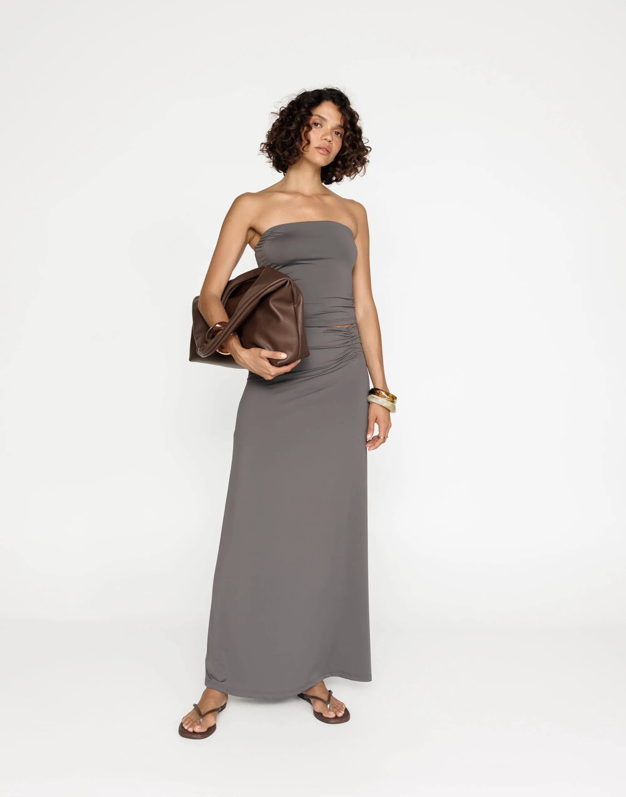 Emersen Maxi Skirt (Slate)