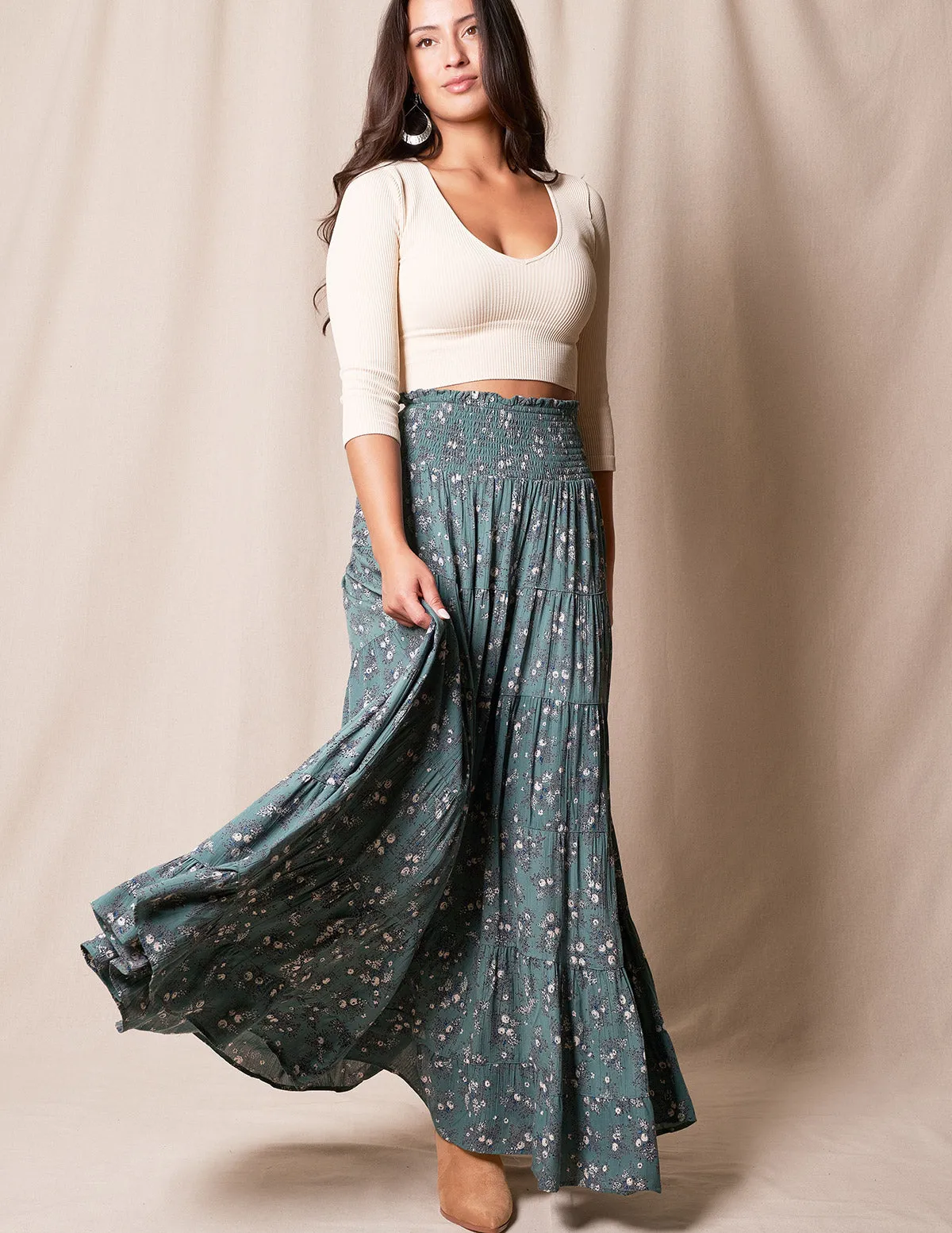 Emmalyn Maxi Skirt - Mineral