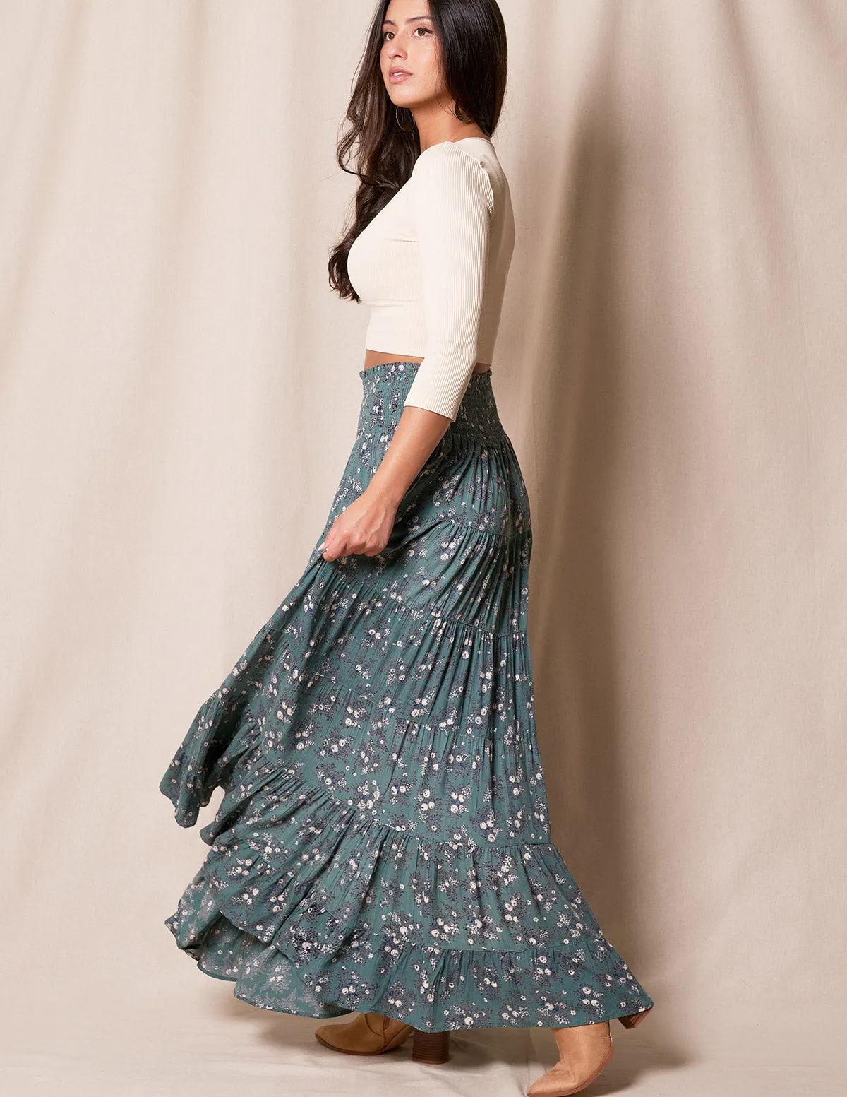 Emmalyn Maxi Skirt - Mineral