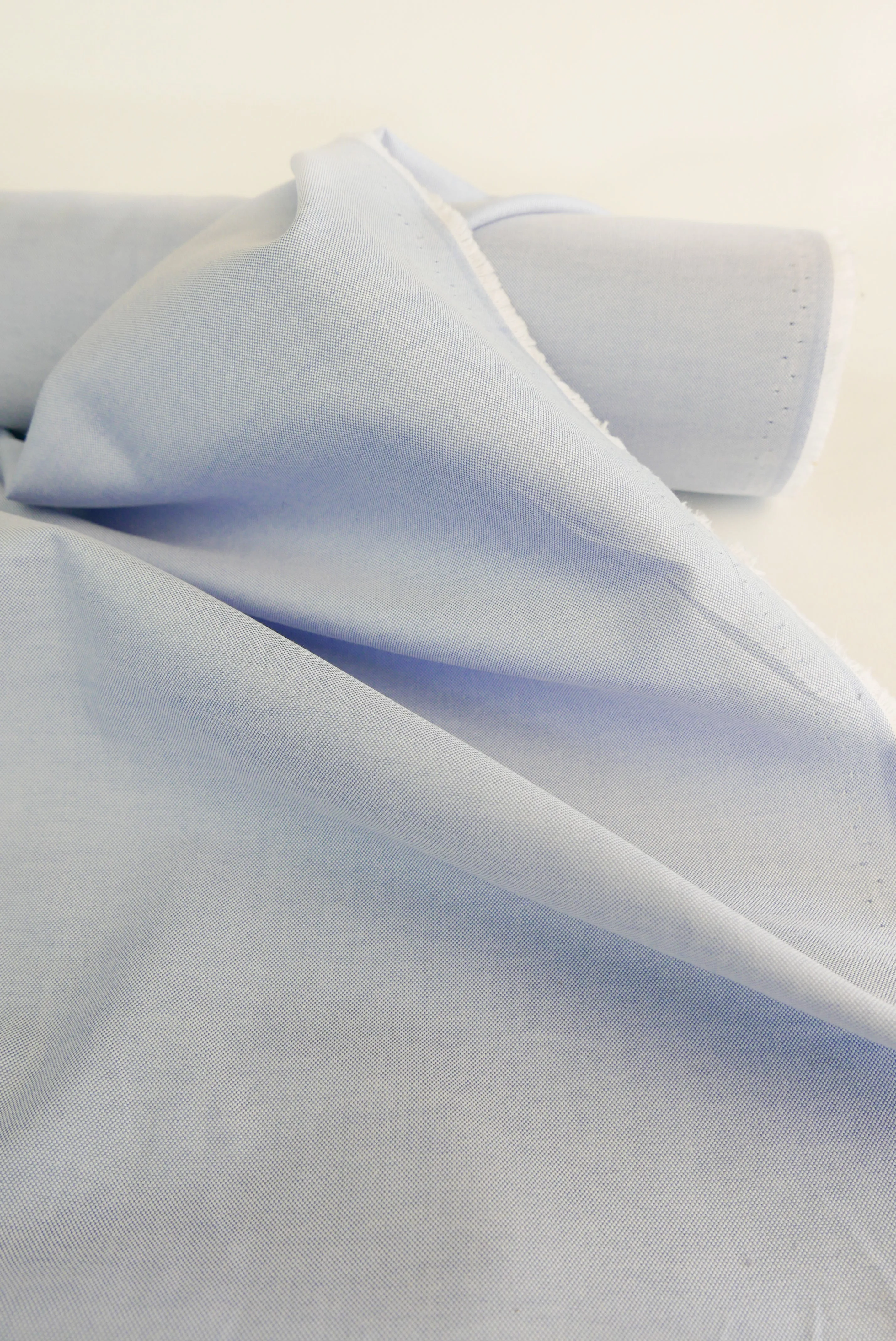 Ex-Designer | Japanese Oxford Shirting - Sky blue