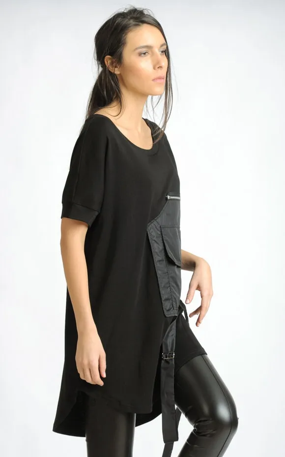 Extravagant Black Tunic