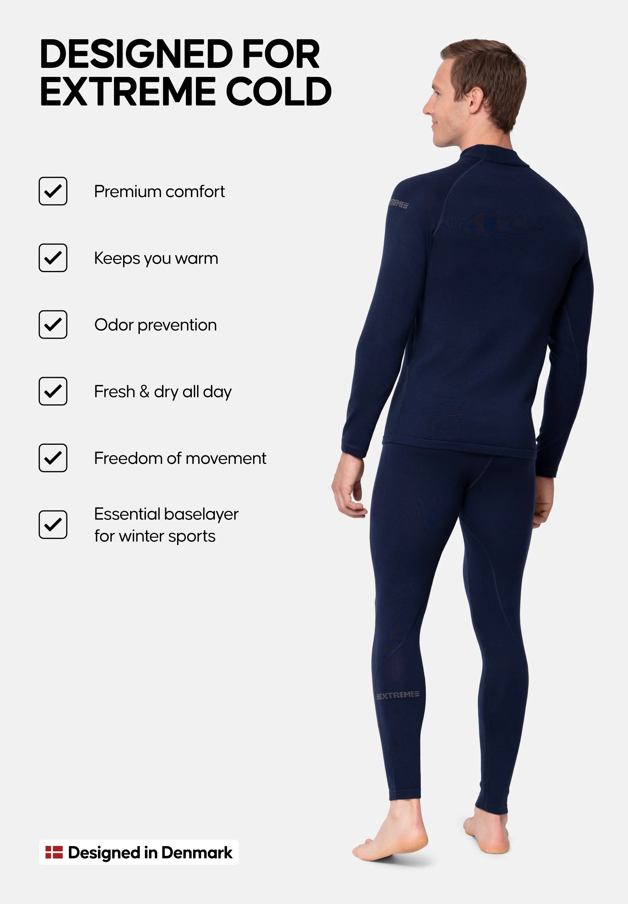 EXTREME MERINO WOOL BASE LAYER SET FOR MEN