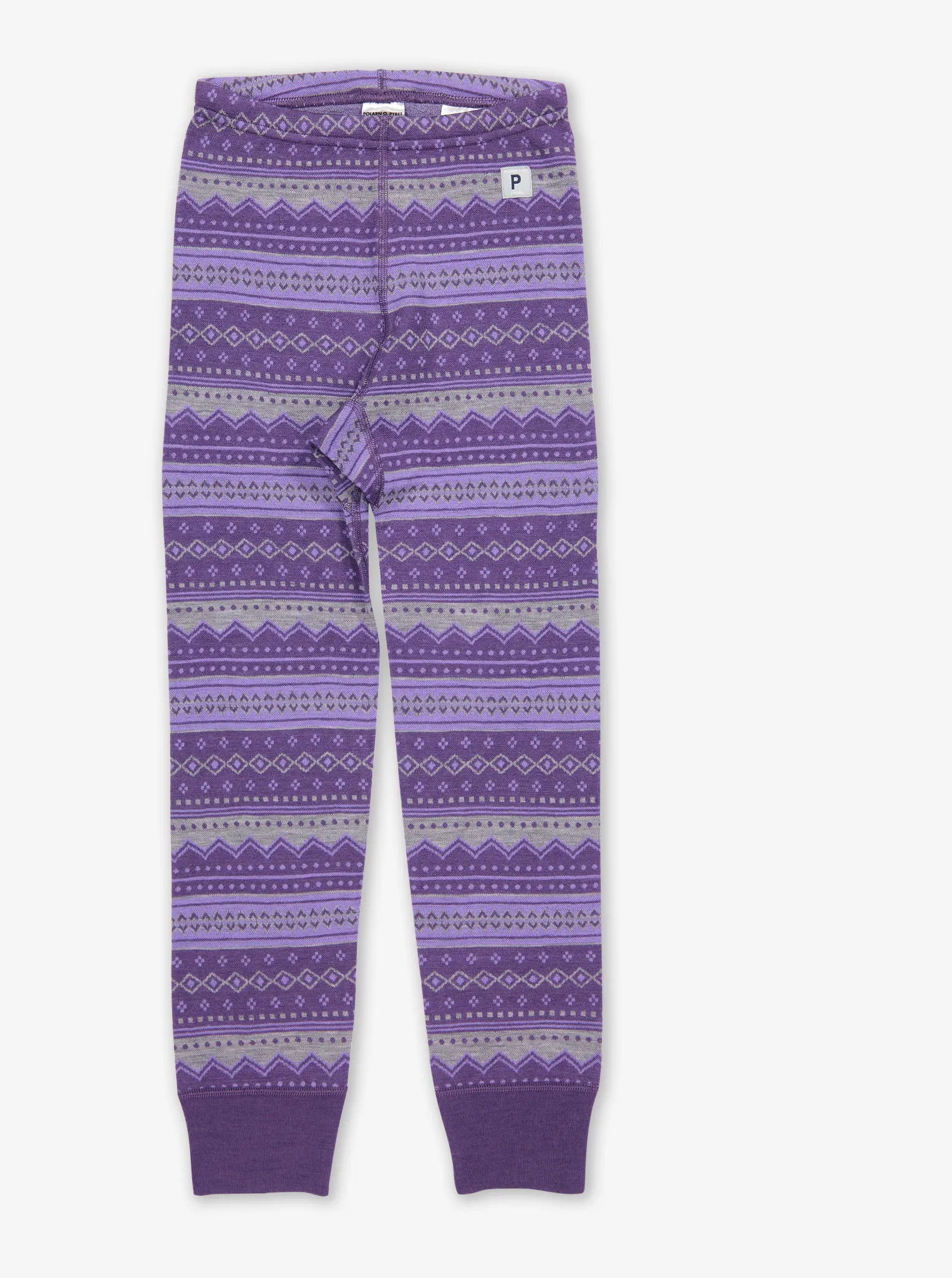 Fairisle Thermal Merino Kids Long Johns