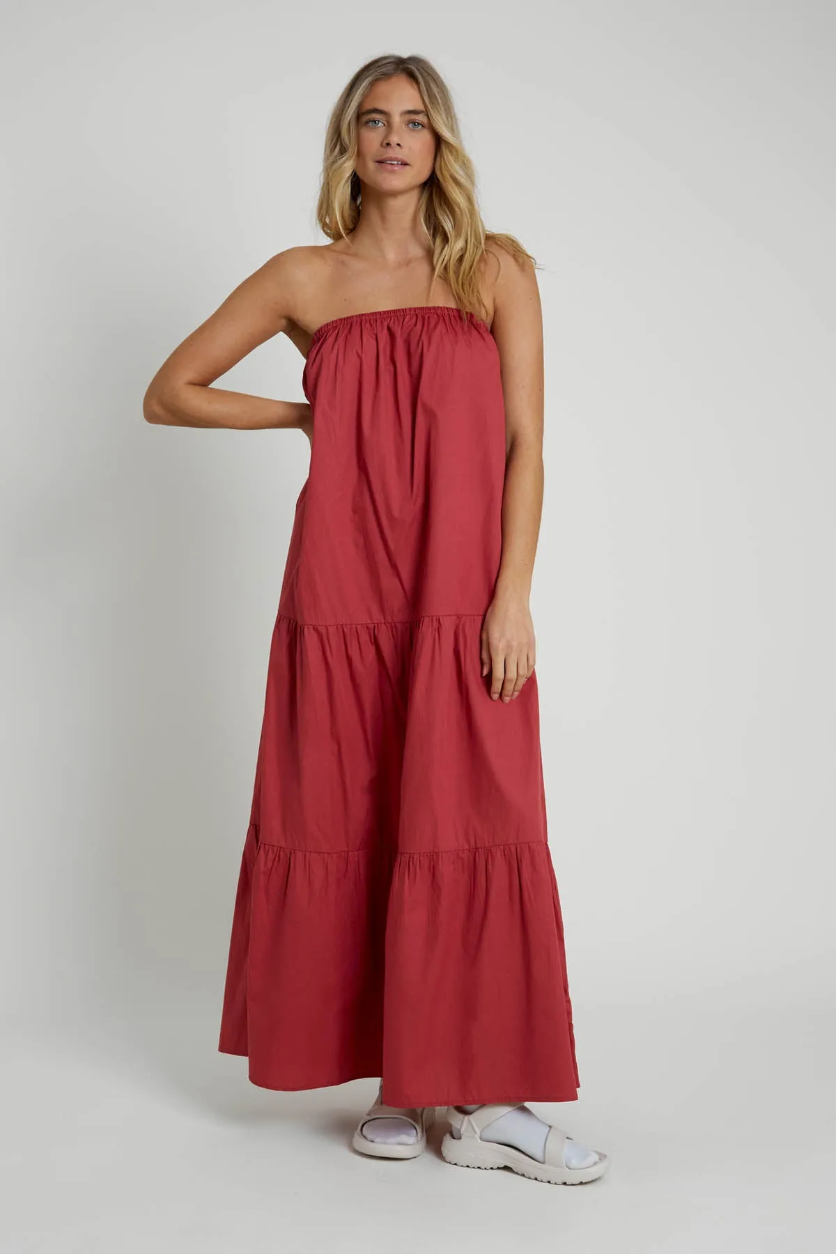 FIDIRI BANDEAU MAXI DRESS