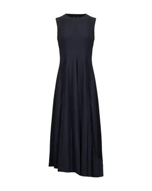 Flared Sleeveless Maxi Dress