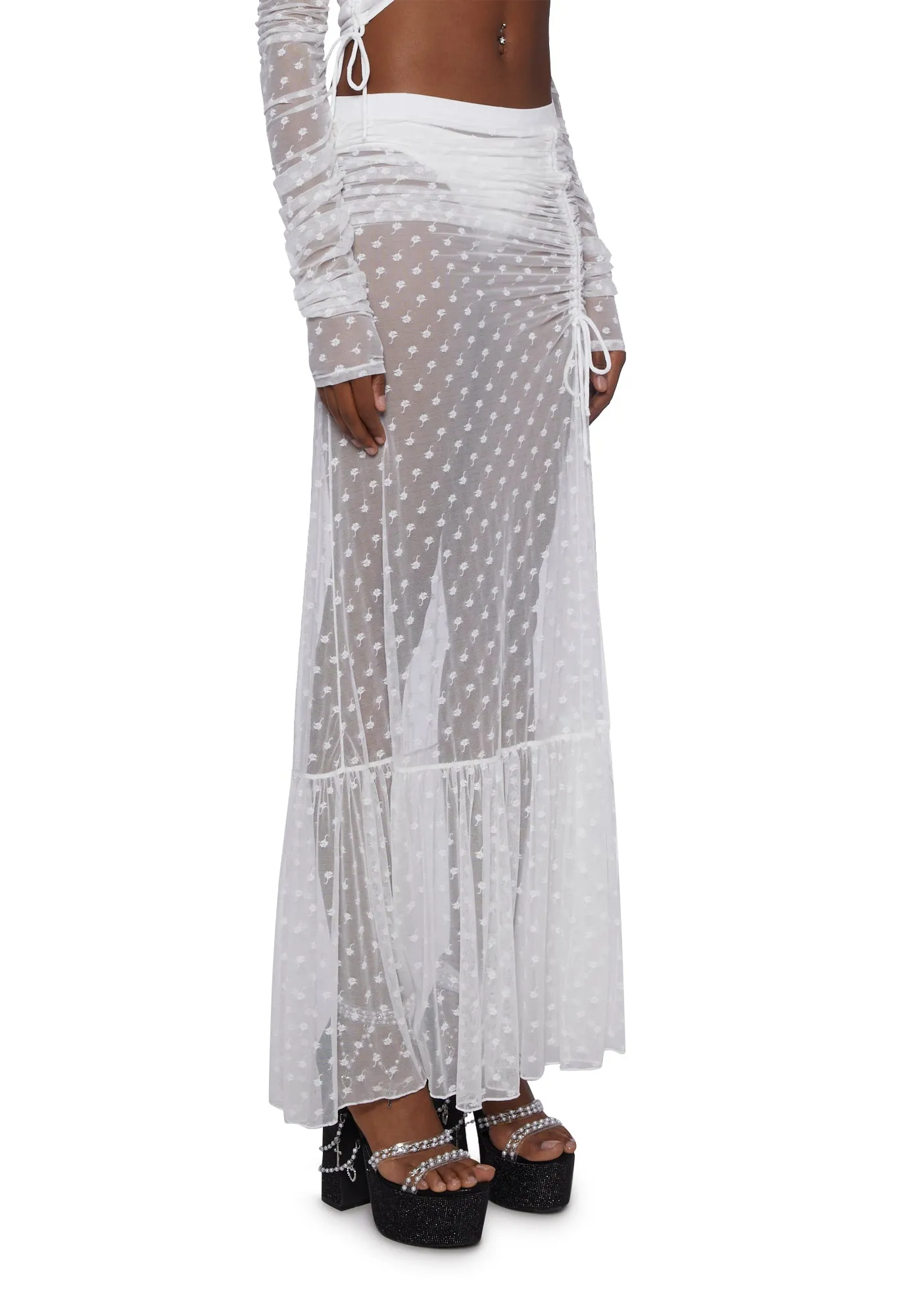 Garden Symphony Maxi Skirt