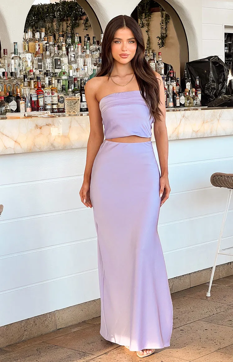 Genevieve Lilac Maxi Skirt