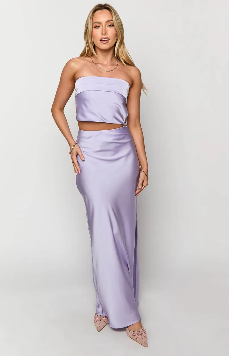 Genevieve Lilac Maxi Skirt